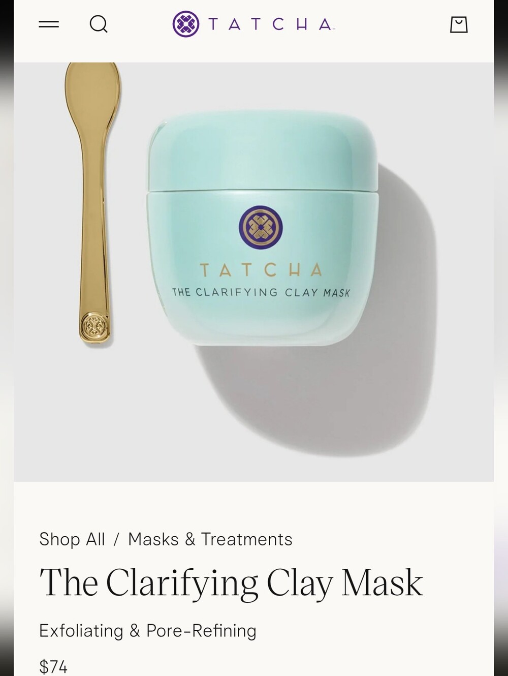 Tatcha Clarifying Clay Mask 50ml